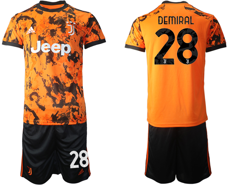 Men 2020-2021 club Juventus Second away #28 orange Soccer Jerseys
